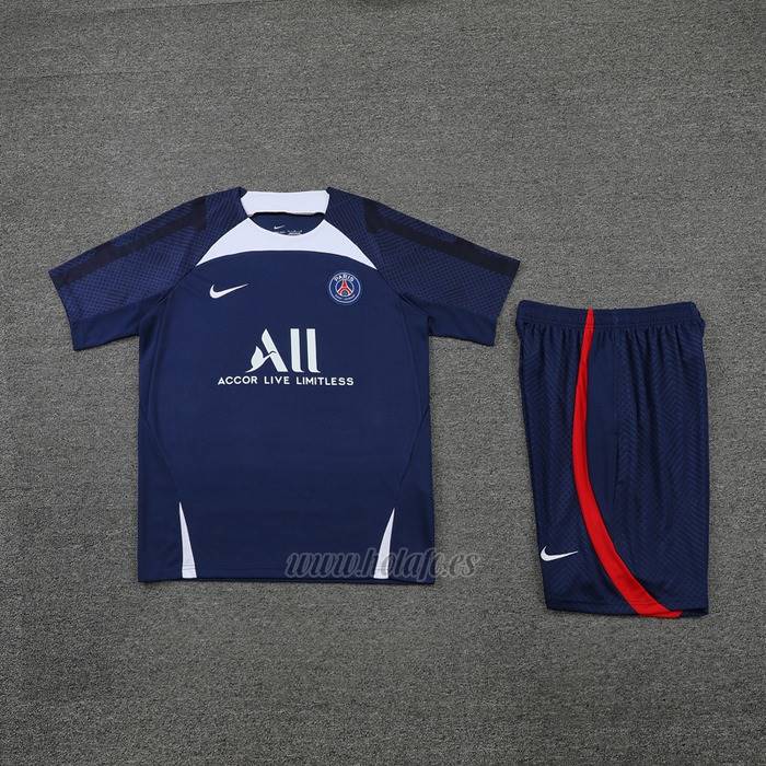 Chandal del Paris Saint-Germain Manga Corta 2022-2023 Azul - Pantalon Corto